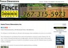 Fence Dimensions | Courteous – Friendly – Knowledgeable – Fence Sales & Service
