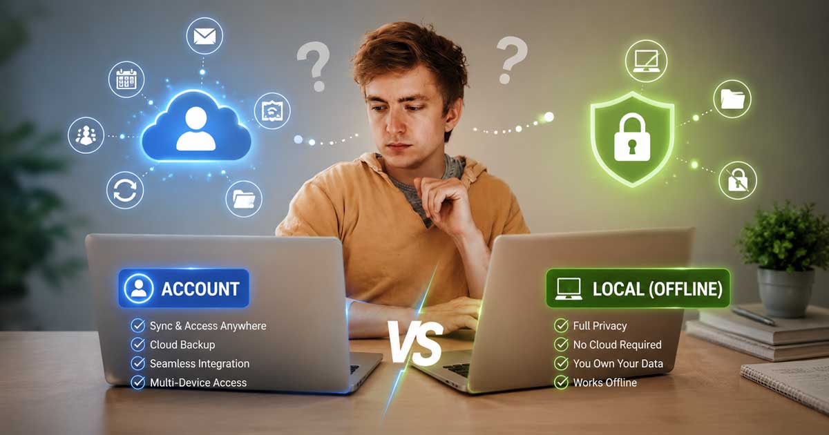 Windows 10 Microsoft Account Or Local Offline Set Up Tips